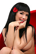 Rebeka Vixen In Red istripper model